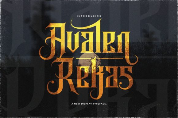 Avalen Rekas: A Modern Blackletter for Bold Design