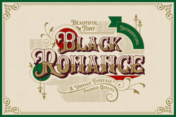 Black Romance: The Bold Blackletter Font for Modern Creators