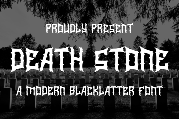 Death Stone Font: Unleash Raw, Gothic Power in Your Designs
