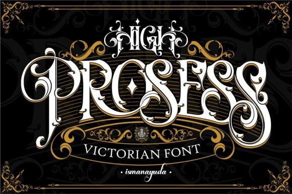 High Prosess: Commanding Attention with Bold Blackletter Style