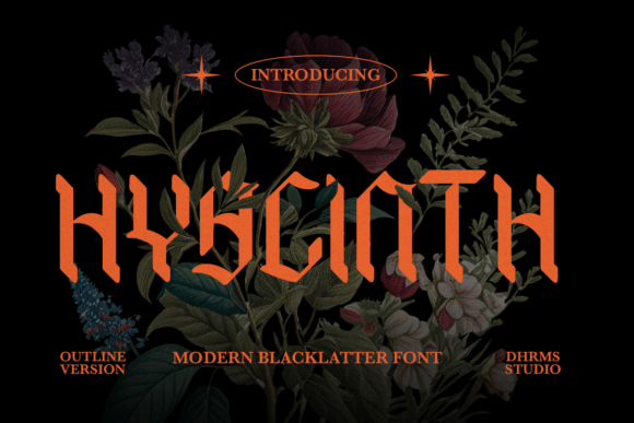 Hyacinth: A Modern Blackletter Font for Bold Design