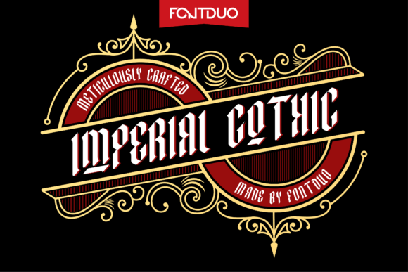 Imperial Gothic: A Bold Blackletter for Modern Brands