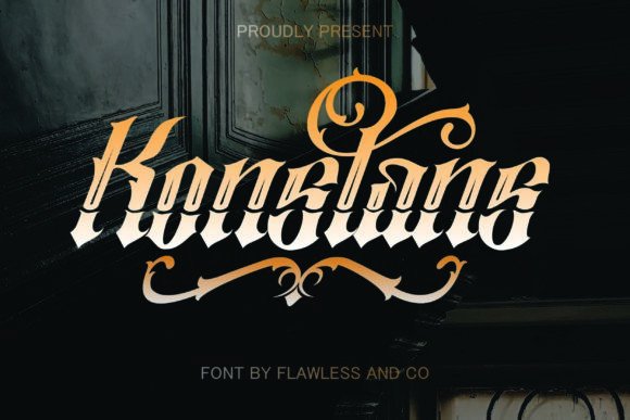 Konstans: The Bold Blackletter Font for Modern Design