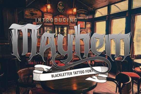Mayhem: The Bold Blackletter Font for Modern Brands