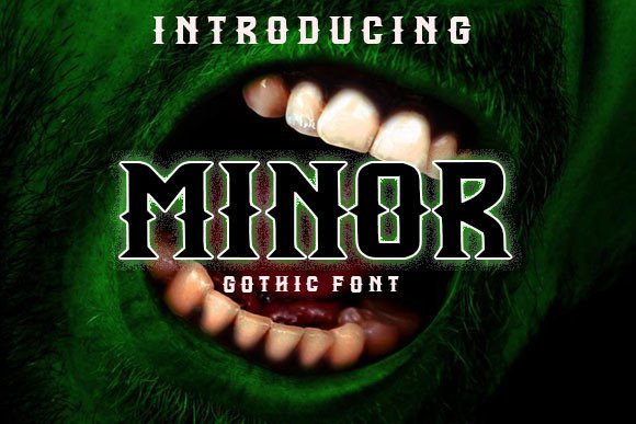 Minor: A Modern Blackletter for Bold Branding