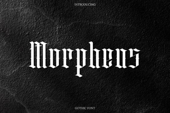 Morpheus: Crafting Bold Identities with Blackletter Charm