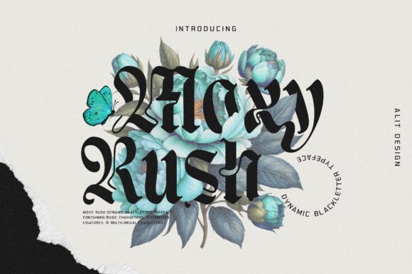 Moxy Rush: Blending Blackletter Heritage with Modern Edge