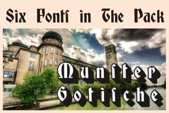 Munster Gotische: A Timeless Blackletter for Modern Design
