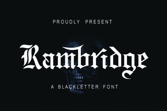 Rambridge: The Blackletter Font for Bold, Authentic Design