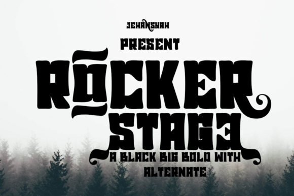Rocker Stage: A Bold Blackletter for Modern Branding
