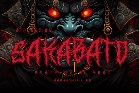 Sakabato: The Metal Blackletter Font for Bold Branding