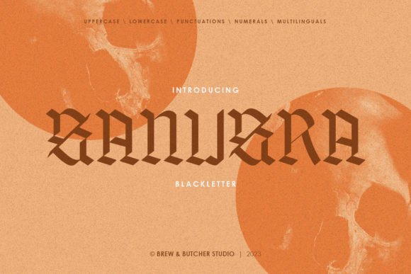 Sanusra: A Blackletter Calligraphy Font with a Modern Edge