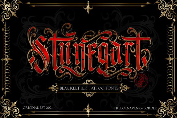 Stunegart: A Playfully Nostalgic Blackletter for Modern Design