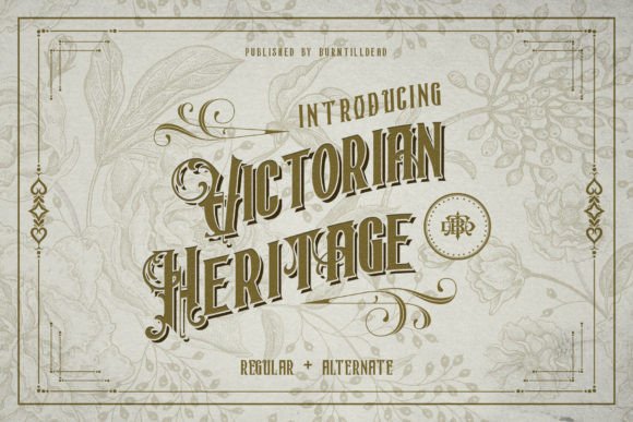 Victorian Heritage: A Blackletter Font for Timeless Design